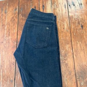Dark blue denim fit 3 rag and bone jeans